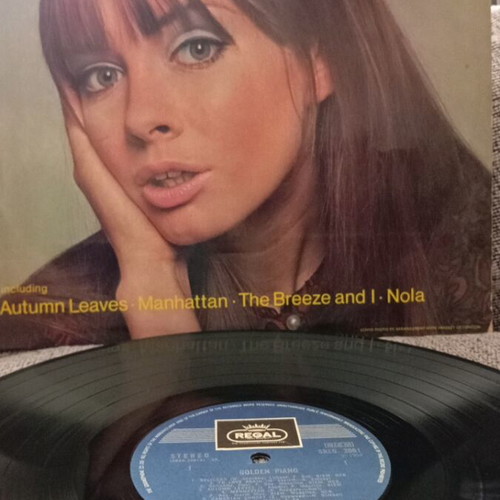 Golden Piano vinyl record used