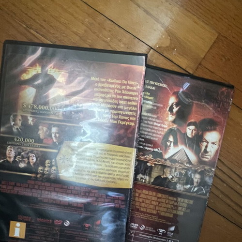 Illuminati and The Da Vinci Code DVD movies