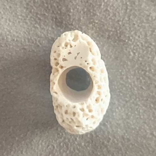 Natural Stone for Necklace like new, white