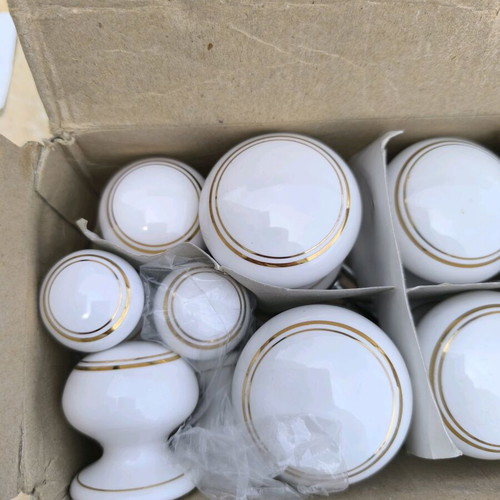 2" knobs with double gold line new