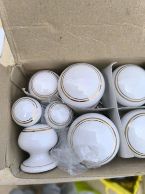2" knobs with double gold line new