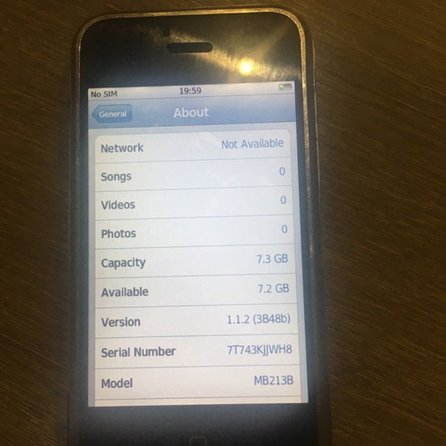 iPhone 2G 1st generation used, Greek network unlocked