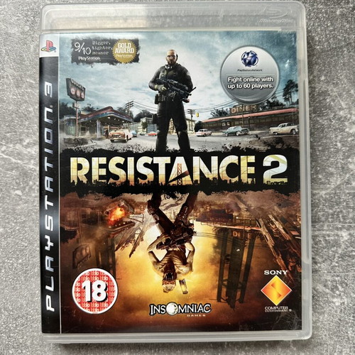 Resistance 2 PS3 used, no manual