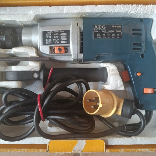 AEG SB 4-500 Professional Drill like new, 4 speeds, Made in West Germany