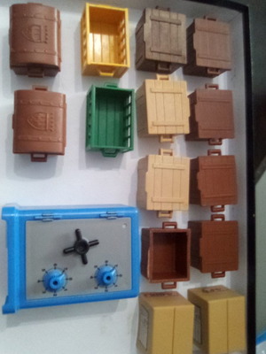 Playmobil μεταχειρισμένο χρηματοκιβώτιο και θησαυροί