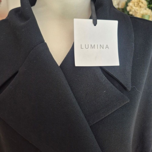 Lumina double-breasted jacket size M, new, black
