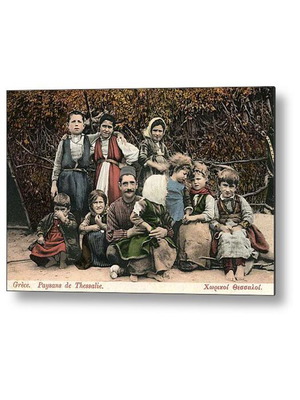 Thessalia poster 19th century new, 30x20 cm