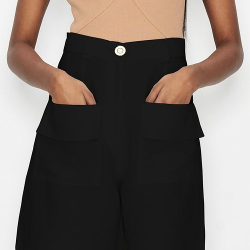 Nadia Rapti Cotton Candy Shorts Medium like new, black