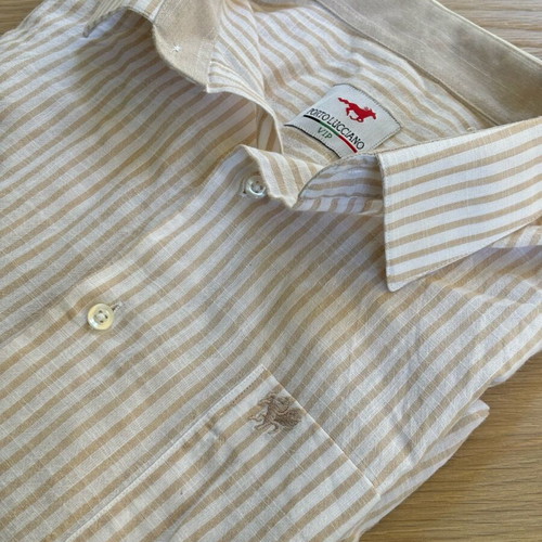 Porto Lucciano striped summer short-sleeve shirt XL/L