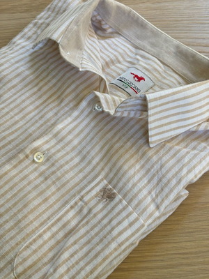 Porto Lucciano striped summer short-sleeve shirt XL/L