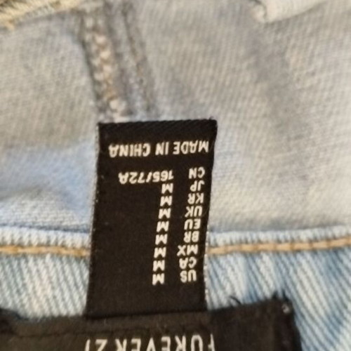 Denim mini skirt for girls size M like new, blue