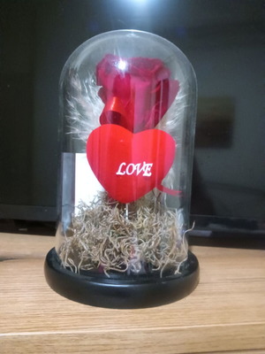 Love decorative gift new, diameter 11cm height 22cm