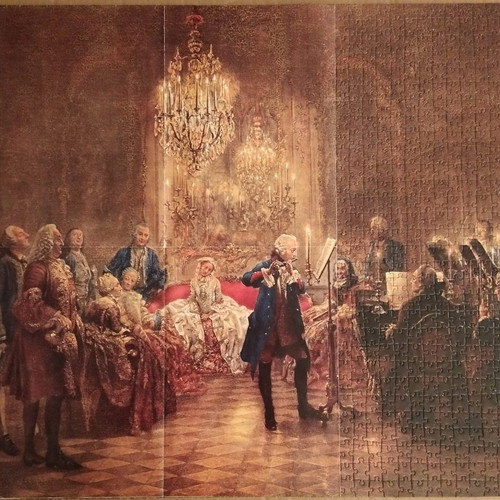 Puzzle 1500 used, Prestel, Flute Concert with Frederick the Great