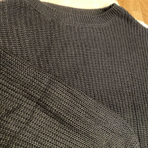 Stradivarius knitted sweater used, size S, black