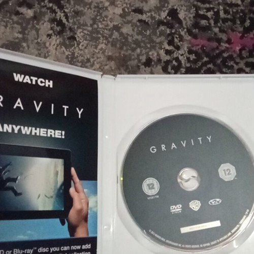 Gravity DVD like new with English subtitles