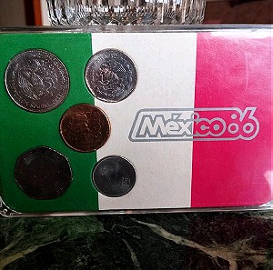 Θήκη με νομίσματα Mexico τού 86 World cup