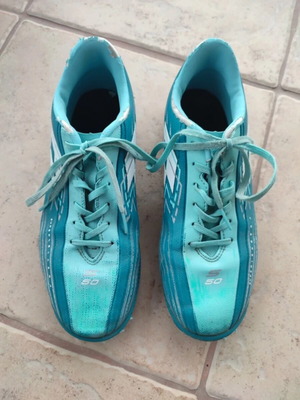 Lotto Superleggera football shoes size 37, turquoise