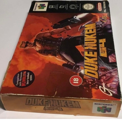 Nintendo 64 Duke Nukem 64 game PAL-UK English version, new