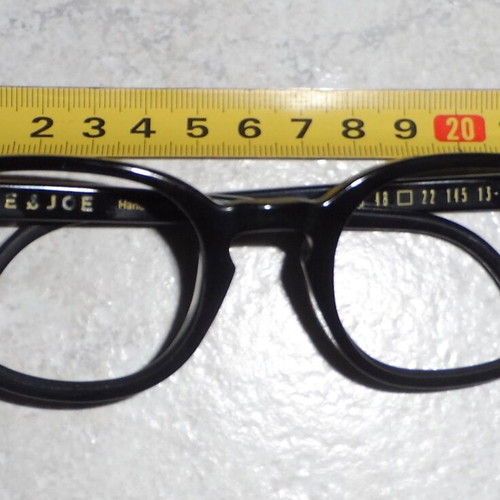 Me & Joe eyeglasses used, handmade acetate, black