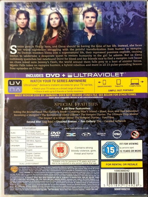 The Vampire Diaries Love Sucks DVD μεταχειρισμένο, πλήρης τέταρτη σεζόν