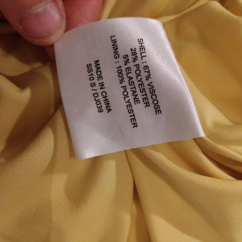Karen Millen dress like new, yellow, size L