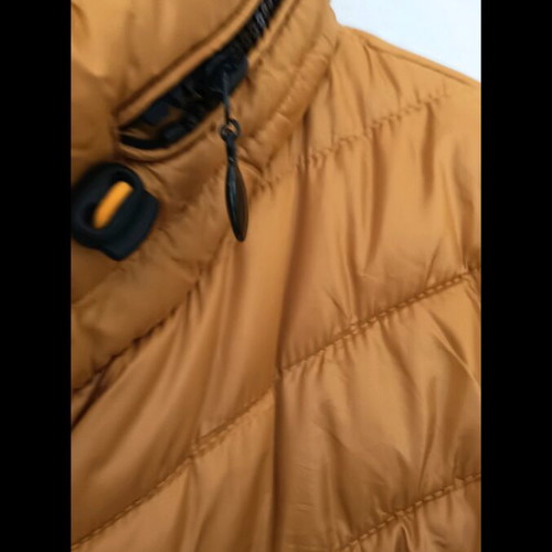 Reversible jacket used yellow and gray with hood size S