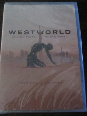 West World Season 3 DVD new with shrink wrap, Greek subtitles