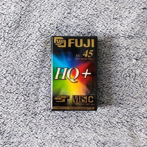 Fuji HQ+ VHS-C EC 45 camera cassette new