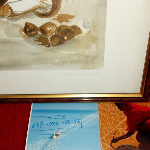 Vintage painting signed Ferry, like new, 65x52 cm
