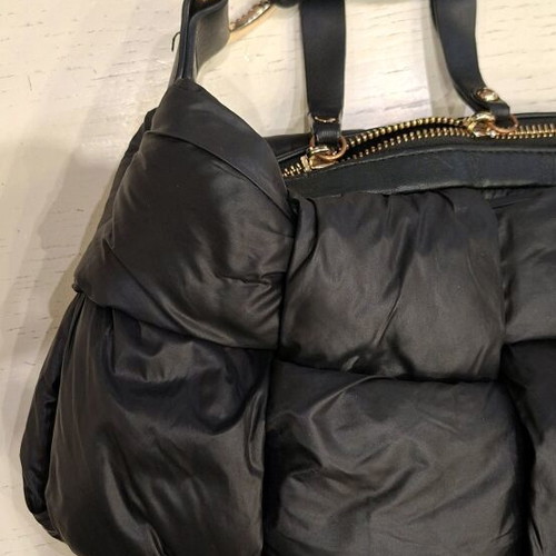 La Carrie shoulder bag fabric like new, black