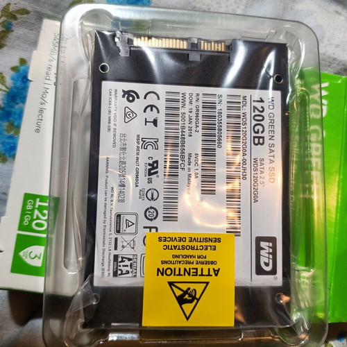 WD Green SSD SATA 120 GB new