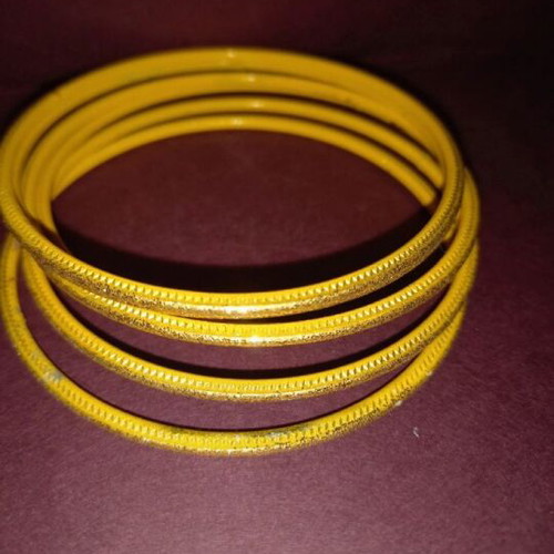 Yellow Faux Bijou bracelet set new, steel