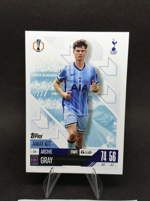 Συλλεκτική κάρτα Archie Gray Tottenham TOPPS Match Attax Extra CL 2023-2024 σαν καινούργιο