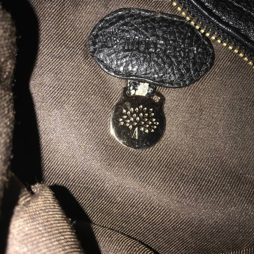 Mulberry shoulder bag used, black, vegan leather