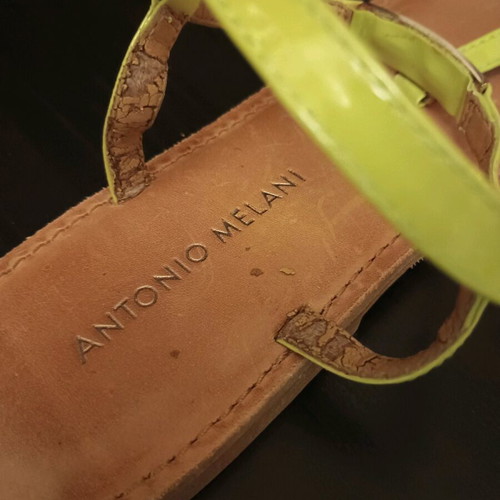 Antonio Melani sandals Italian No40 like new, green