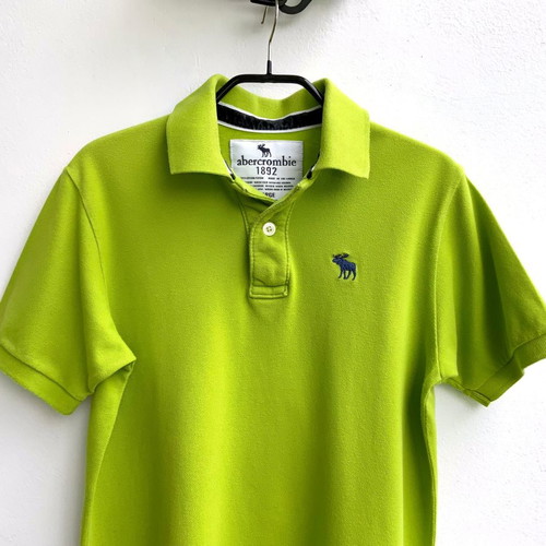 Abercrombie & Fitch Kids Polo Shirt Green Used Size L