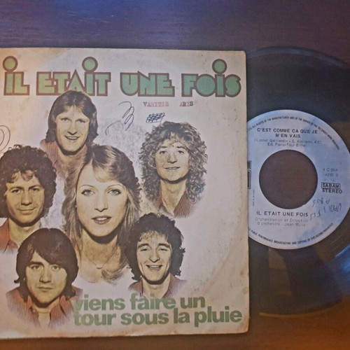 Il était une fois 7" vinyl single used, pop, 1975