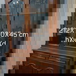  Ευκαρια Ωραίο σκρινιο-βιτρινα δεκαετίας 80