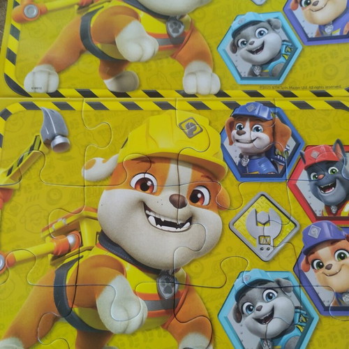 Double Preschool Puzzle 3+ used by Ravensburger with posters