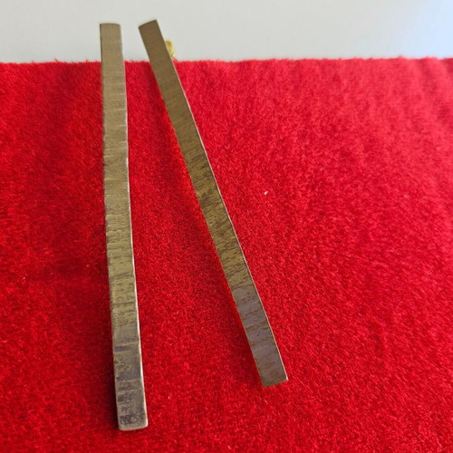 Katerina Vassou earrings long minimal silver used