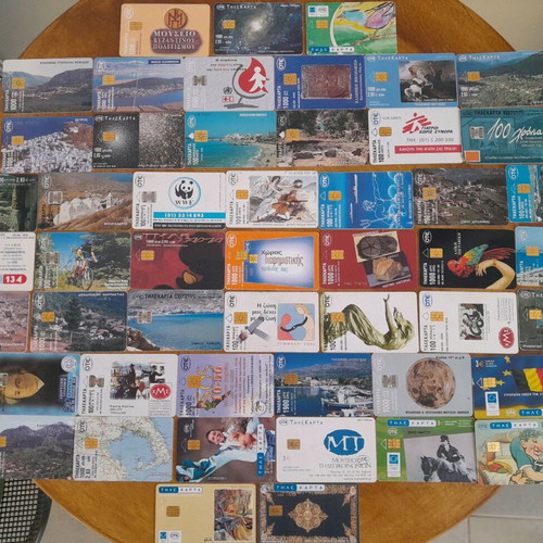 Phone cards used, pack of 200 from the 90s and 00s