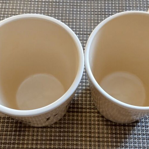 Decorative mugs used, set of 2 from Spain