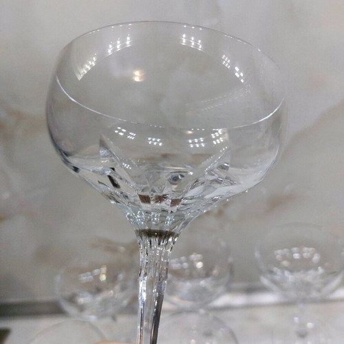 Crystal Ice Cream Glasses set of 6 like new