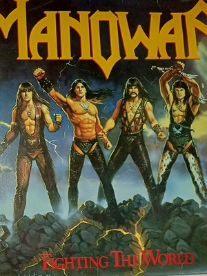 Manowar Fighting the World LP, μέταλ