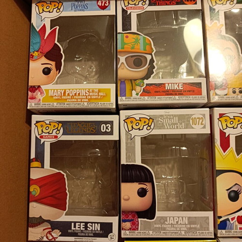 Funko Pop empty boxes like new