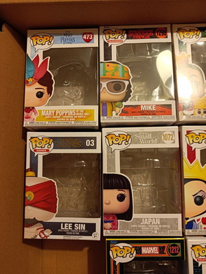 Funko Pop empty boxes like new