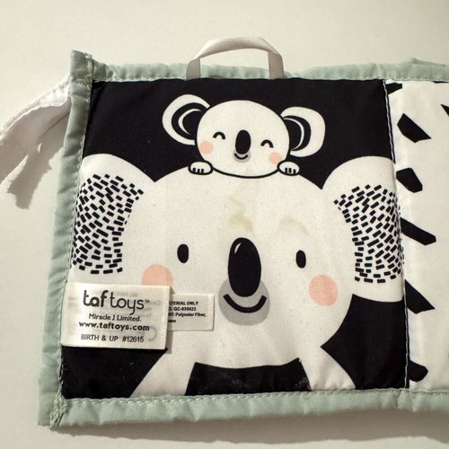 Taf Toys Soft Activity Book Koala for Newborns used
