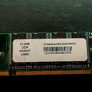 DDR Ram 512MB - 400MHZ