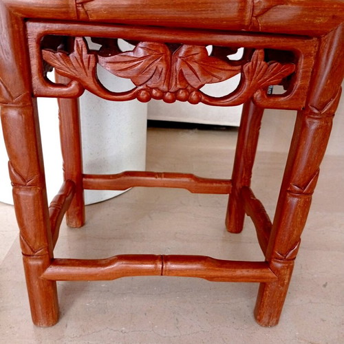 Vintage Chinese nesting tables set of 2, solid wood, like new