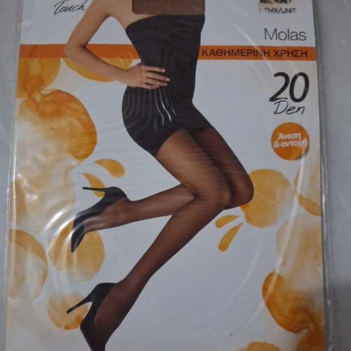 Bic tights new, pack of 4, beige and black